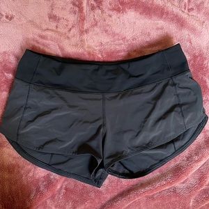 Lululemon speed shorts